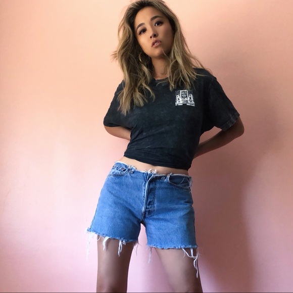 Vintage Levi’s Double Denim Cutoffs
